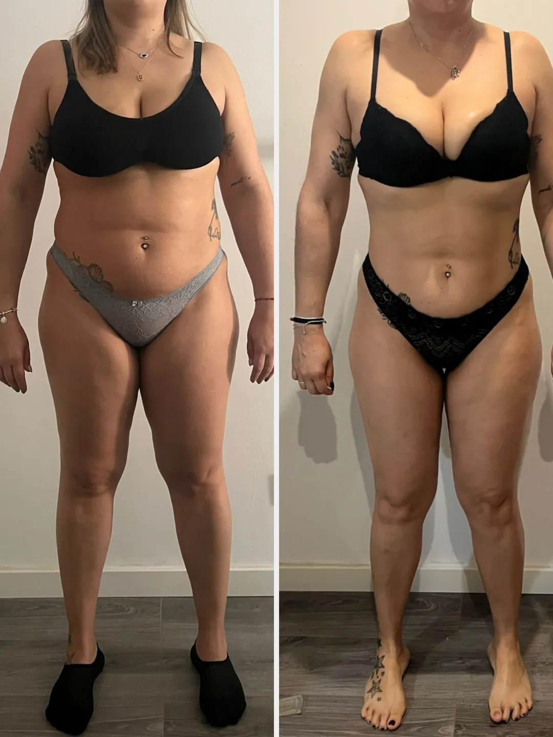 Antes e depois de Pedrina